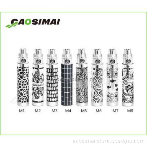 e-cigarette ego series ego K Battery,Carved with Different Designs